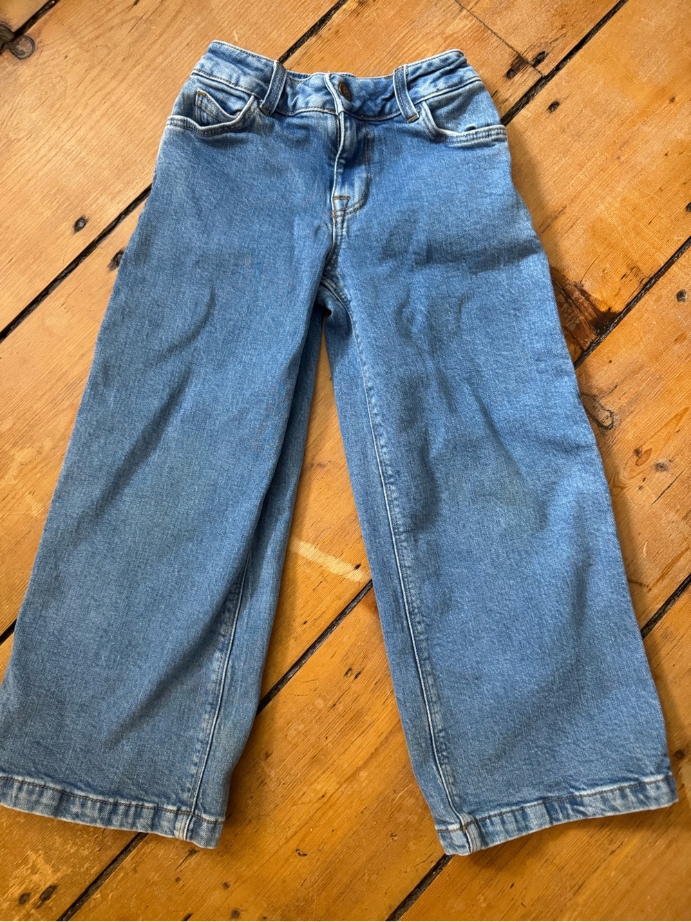 Mini Boden Wide-Leg Jeans